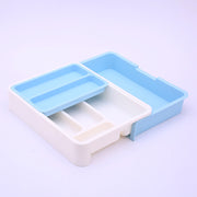 Detachable Kitchen Table Top Partition Tableware Organizer Box