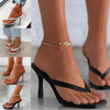 Summer Women's Square Clip Toe High Heel Stylish Sandals