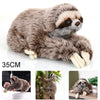 Soft Plush Toy Lazy Sloth with Three Toed Stuffed Animal Toys 35cm