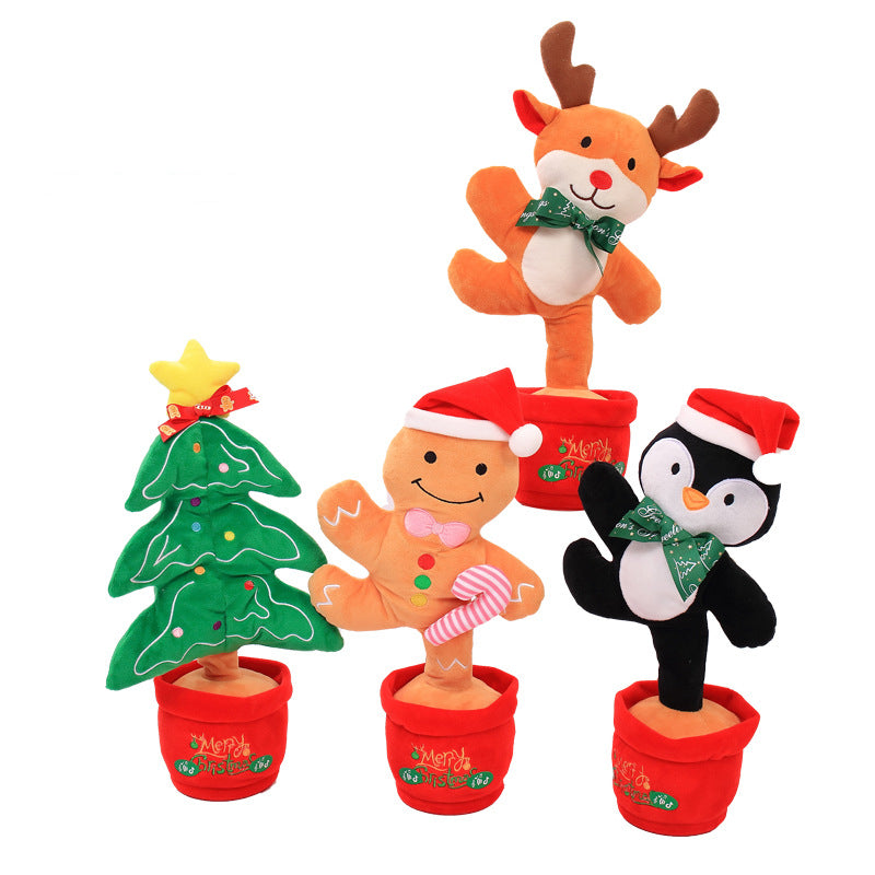 Electric Talking Toy Creative Singing Dancing Plush Puzzle Novelty