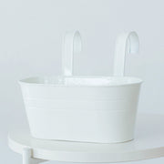 Detachable Hook Hanging Plant Flower Pot for Railing Garden Decoration