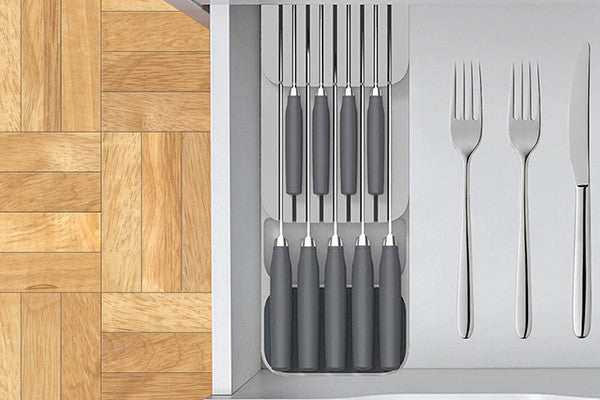 How to Use a Knife Drawer Organiser to Organize Your Knives?