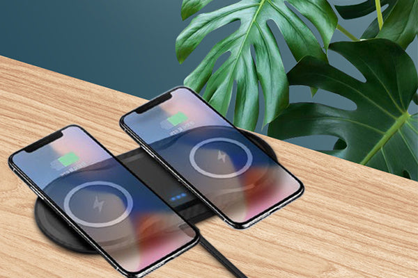 Wired Charger VS Qi Dual Wireless Charging Pad