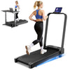 Folable Walking Pad with Incline, 2.5HP Under Desk Treadmill for Home 8KM/H
