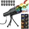 12 Patterns Christmas Projector Lamp LED Projection Light for Xmas Party