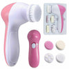 5-in-1 Facial Cleansing Brush Face Massager Blackhead Removing Exfoliating Cleaner