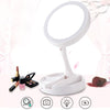 21 LED Folding Double Side 10X Magnification Make Up Mirror