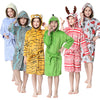 Winter Children's Bathrobe Cartoon Flannel Nightgown Teen Dressing Gown