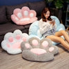 Lazy Sofa Plush Chair Cushion Cute Cat Paw Cozy Warm Seat Pillow