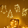 LED Christmas Lights Window Suction Cup Chandelier Decorative String Light