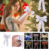 Christmas Tree Ribbon Bow LED String Lights Xmas Gift Decoration
