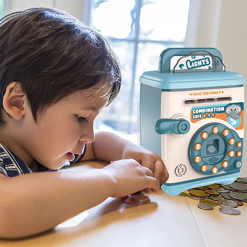 Children shop piggy banks