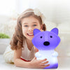 Silicone Animal Night Lights with Touch Sensor Remote Control 9 Colors Changing