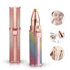 2-in-1 Electric Eyebrow Trimmer Pen Rechargeable Facial Hair Remover