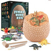 Kids Giant Dinosaur Egg Digging Set Jumbo Dino Eggs with 12 Surprise Dinosaurs