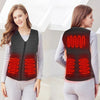 Smart USB Heated Vest Unisex Electric Heating Jacket Vest for Outdoor Camping