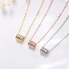 Women's Small Waist Necklace S925 Sterling Silver Fashion Pendant