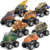 Pull Back Dinosaur Car Toys 8 PCS Set for Kids