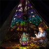 Polar Star Floor Lamp Bohemia LED Colorful Night Light Projection Light