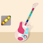 Kids Rockin Guitar Performer with Light & Sound Musical Electronic Instrument Toy Gift