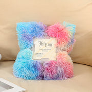 Rainbow Lattice Super Soft Long Plush Blankets for Home