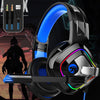 Anti-Noise Headphones with Stereo Headset Microphone for Games Head-Mounted Earphones