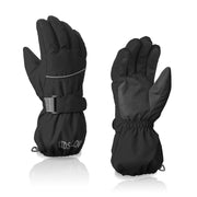 Ski Gloves Kids Outdoor Five-fingers Warm Riding Gloves Non-slip Ski Mittens