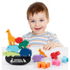 Wooden Animal Balance Building Blocks Puzzle Game Toys