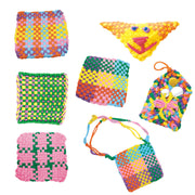100Pcs Potholder Loom Kit Weaving Craft Loops 8 Colours DIY Crafts Toy for Kids