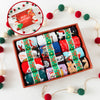 12-Pairs Comfortable Men Women Cotton Xmas Long Socks