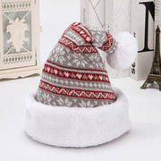 Winter Hat Snowflake Reindeer Knitted Hat Thicken Christmas Hats for Adults