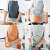 Anti-fouling and Oil-proof Kitchen Apron for Home Cooking and Baking BBQ