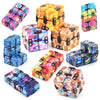 Kids Infinity Cube Fidget Stress Relieving Game Toy Decompression Cube Puzzle