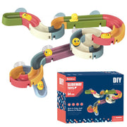 Children's Bathroom DIY Assembling Orbital Ball-slip Sliding Play Water Toy