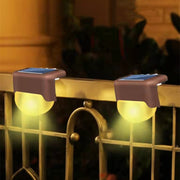 6Pcs Outdoor IP55 Waterproof  LED Solar Stair Lamp