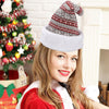 Winter Hat Snowflake Reindeer Knitted Hat Thicken Christmas Hats for Adults