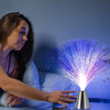 Color Changing Fiber Optic Light with Cone Base Novelty Decoration