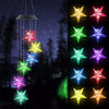 Indoor Outdoor Stars & Moon Solar Colorful Windchime Lights