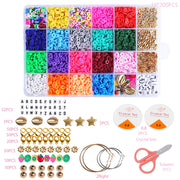 Cute Clay Polymer Beads Kit Box For Bracelet Jewelry Making
