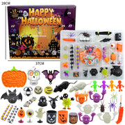 Halloween Decompression Toy Set Countdown Calendar Blind Box Funny Toys
