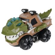 Cool Children Electric Monster Toy Car Lighting Sound Effect Dinosaur Shark