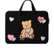 Laptop Bag Protable Cute Kawaii Cartoon Embroidery Thickened Handbag