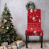 4/6 PCS Christmas Chair Covers Removable Chair Protector Slipcovers