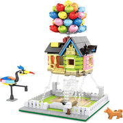 Flying House Travels Suspended Balloon House Building Blocks Set Anti-Gravity