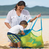 Foldable Large Kids Sand Digging Mesh Beach Toys Tote Bag
