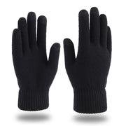 3 Pairs Winter Warm Outdoor Windproof Touch Screen Knitted Gloves