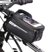 Bike Waterproof Phone Front Frame Bag Fit 6.5" Mountain Bike