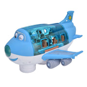 Electric Airbus Simulation Model 360 Rotating Music Light Children's Toy Plane