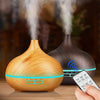 500ml Ultrasonic Humidifier with Remote Control 7 Colors LED