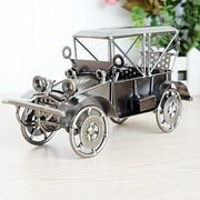 Retro Metal Classic Car Model Home Desk Bar Ornament